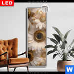 Leuchtbild Dia Goldene Bluetenpracht Schmal Produktvorschau mit dem Bild Goldene Blütenpracht im Format Schmal.