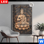 Leuchtbild Dia Goldener Buddha No 2 Hochformat Produktvorschau mit dem Bild Goldener Buddha No.2 im Format Hochformat.