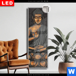 Leuchtbild Dia Goldener Buddha Schmal Produktvorschau mit dem Bild Goldener Buddha im Format Schmal.