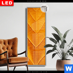 Leuchtbild Dia Goldenes Blatt Schmal Produktvorschau mit dem Bild Goldenes Blatt im Format Schmal.