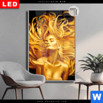 Leuchtbild Dia Goldenes Haar No 2 Hochformat Produktvorschau mit dem Bild Goldenes Haar No. 2 im Format Hochformat.