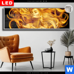Leuchtbild Dia Goldenes Haar No 2 Panorama Produktvorschau mit dem Bild Goldenes Haar No. 2 im Format Panorama.