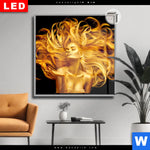 Leuchtbild Dia Goldenes Haar No 2 Quadrat Produktvorschau mit dem Bild Goldenes Haar No. 2 im Format Quadrat.