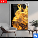 Leuchtbild Dia Goldenes Haar No 3 Hochformat Produktvorschau mit dem Bild Goldenes Haar No.3 im Format Hochformat.