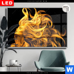 Leuchtbild Dia Goldenes Haar No 3 Querformat Produktvorschau mit dem Bild Goldenes Haar No.3 im Format Querformat.