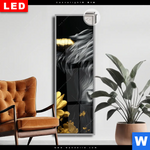 Leuchtbild Dia Goldenes Hochlandrind Schmal Produktvorschau mit dem Bild Goldenes Hochlandrind im Format Schmal.