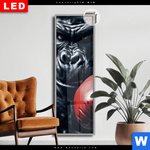 Leuchtbild Dia Gorilla Mit Roten Boxhandschuhen Schmal Produktvorschau mit dem Bild Gorilla mit roten Boxhandschuhen im Format Schmal.