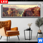 Leuchtbild Dia Grand Canyon Landschaft Panorama Produktvorschau mit dem Bild Grand Canyon Landschaft im Format Panorama.