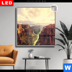 Leuchtbild Dia Grand Canyon Landschaft Quadrat Produktvorschau mit dem Bild Grand Canyon Landschaft im Format Quadrat.
