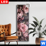 Leuchtbild Dia Hellrosa Blumen Schmal Produktvorschau mit dem Bild Hellrosa Blumen im Format Schmal.
