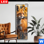 Leuchtbild Dia Herbstzeit Mit Rotfuchs Schmal Produktvorschau mit dem Bild Herbstzeit mit Rotfuchs im Format Schmal.