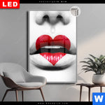 Leuchtbild Dia Herz Mund Hochformat Produktvorschau mit dem Bild Herz-Mund im Format Hochformat.