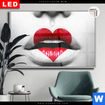 Leuchtbild Dia Herz Mund Querformat Produktvorschau mit dem Bild Herz-Mund im Format Querformat.