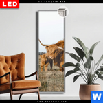 Leuchtbild Dia Highlander Familie Schmal Produktvorschau mit dem Bild Highlander Familie im Format Schmal.