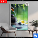 Leuchtbild Dia Japanischer Brunnen Hochformat Produktvorschau mit dem Bild Japanischer Brunnen im Format Hochformat.