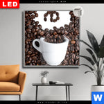 Leuchtbild Dia Kaffeegenuss Aus Besten Bohnen Quadrat Produktvorschau mit dem Bild Kaffeegenuss aus besten Bohnen im Format Quadrat.