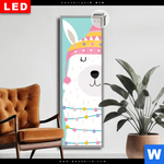 Leuchtbild Dia Kein Drama Lama Schmal Produktvorschau mit dem Bild Kein Drama Lama im Format Schmal.