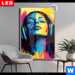 Leuchtbild Dia Klang Der Farben Hochformat Produktvorschau mit dem Bild Klang der Farben im Format Hochformat.