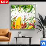 Leuchtbild Dia Knackiges Frisches Gemuese Quadrat Produktvorschau mit dem Bild Knackiges frisches Gemüse im Format Quadrat.