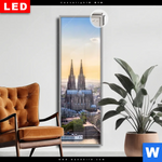 Leuchtbild Dia Koelner Skyline Schmal Produktvorschau mit dem Bild Kölner Skyline im Format Schmal.