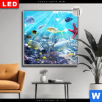 Leuchtbild Dia Korallenriff Im Ozean Quadrat Produktvorschau mit dem Bild Korallenriff im Ozean im Format Quadrat.