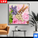 Leuchtbild Dia Kraeuter Blumen Quadrat Produktvorschau mit dem Bild Kräuter & Blumen im Format Quadrat.