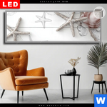 Leuchtbild Dia Kuestenfeeling Muschel Panorama Produktvorschau mit dem Bild Küstenfeeling - Muschel im Format Panorama.