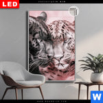 Leuchtbild Dia Leoparden Harmonie In Pastell Hochformat Produktvorschau mit dem Bild Leoparden - Harmonie in Pastell im Format Hochformat.