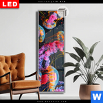 Leuchtbild Dia Leuchtende Quallen Unter Wasser Schmal Produktvorschau mit dem Bild Leuchtende Quallen unter Wasser im Format Schmal.