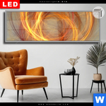 Leuchtbild Dia Lichtmalerei No 1 Panorama Produktvorschau mit dem Bild Lichtmalerei No. 1 im Format Panorama.