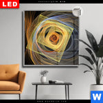 Leuchtbild Dia Lichtmalerei No 3 Quadrat Produktvorschau mit dem Bild Lichtmalerei No. 3 im Format Quadrat.