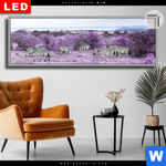 Leuchtbild Dia Lila Savanne Kopie Panorama Produktvorschau mit dem Bild Lila Savanne im Format Panorama.