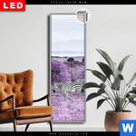 Leuchtbild Dia Lila Savanne Kopie Schmal Produktvorschau mit dem Bild Lila Savanne im Format Schmal.