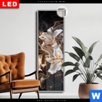 Leuchtbild Dia Lilien In Goldenem Rauch Schmal Produktvorschau mit dem Bild Lilien in goldenem Rauch im Format Schmal.