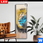 Leuchtbild Dia Loewe Farben Der Wildnis Schmal Produktvorschau mit dem Bild Löwe - Farben der Wildnis im Format Schmal.
