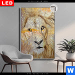 Leuchtbild Dia Loewe Hochformat Produktvorschau mit dem Bild Löwe im Format Hochformat.