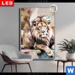 Leuchtbild Dia Loewe Koenig Der Tiere Hochformat Produktvorschau mit dem Bild Löwe - König der Tiere im Format Hochformat.