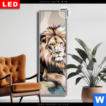 Leuchtbild Dia Loewe Koenig Der Tiere Schmal Produktvorschau mit dem Bild Löwe - König der Tiere im Format Schmal.