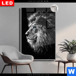 Leuchtbild Dia Loewe Mit Blauen Augen Hochformat Produktvorschau mit dem Bild Löwe mit blauen Augen im Format Hochformat.