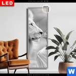Leuchtbild Dia Loewe Wildnis Liebe Schmal Produktvorschau mit dem Bild Löwe - Wildnis Liebe im Format Schmal.