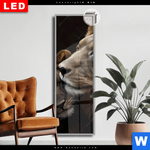 Leuchtbild Dia Loewen Staerke Und Zaertlichkeit Schmal Produktvorschau mit dem Bild Löwen - Stärke und Zärtlichkeit im Format Schmal.