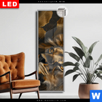 Leuchtbild Dia Loewenportrait Kraft Und Eleganz Schmal Produktvorschau mit dem Bild Löwenportrait: Kraft und Eleganz im Format Schmal.