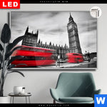 Leuchtbild Dia London In Bewegung Querformat Produktvorschau mit dem Bild London in Bewegung im Format Querformat.