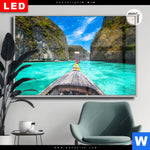 Leuchtbild Dia Longtail Boot Querformat Produktvorschau mit dem Bild Longtail-Boot im Format Querformat.