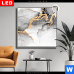 Leuchtbild Dia Luxury Abstract Fluid Art No 3 Quadrat Produktvorschau mit dem Bild Luxury Abstract Fluid Art No. 3 im Format Quadrat.