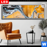 Leuchtbild Dia Luxury Abstract Fluid Art No 4 Panorama Produktvorschau mit dem Bild Luxury Abstract Fluid Art No. 4 im Format Panorama.