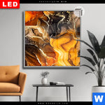 Leuchtbild Dia Luxury Abstract Fluid Art No 5 Quadrat Produktvorschau mit dem Bild Luxury Abstract Fluid Art No. 5 im Format Quadrat.