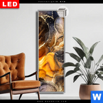 Leuchtbild Dia Luxury Abstract Fluid Art No 5 Schmal Produktvorschau mit dem Bild Luxury Abstract Fluid Art No. 5 im Format Schmal.