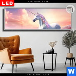 Leuchtbild Dia Magic Einhorn Panorama Produktvorschau mit dem Bild Magic Einhorn im Format Panorama.