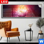 Leuchtbild Dia Magie Blume Panorama Produktvorschau mit dem Bild Magie Blume im Format Panorama.